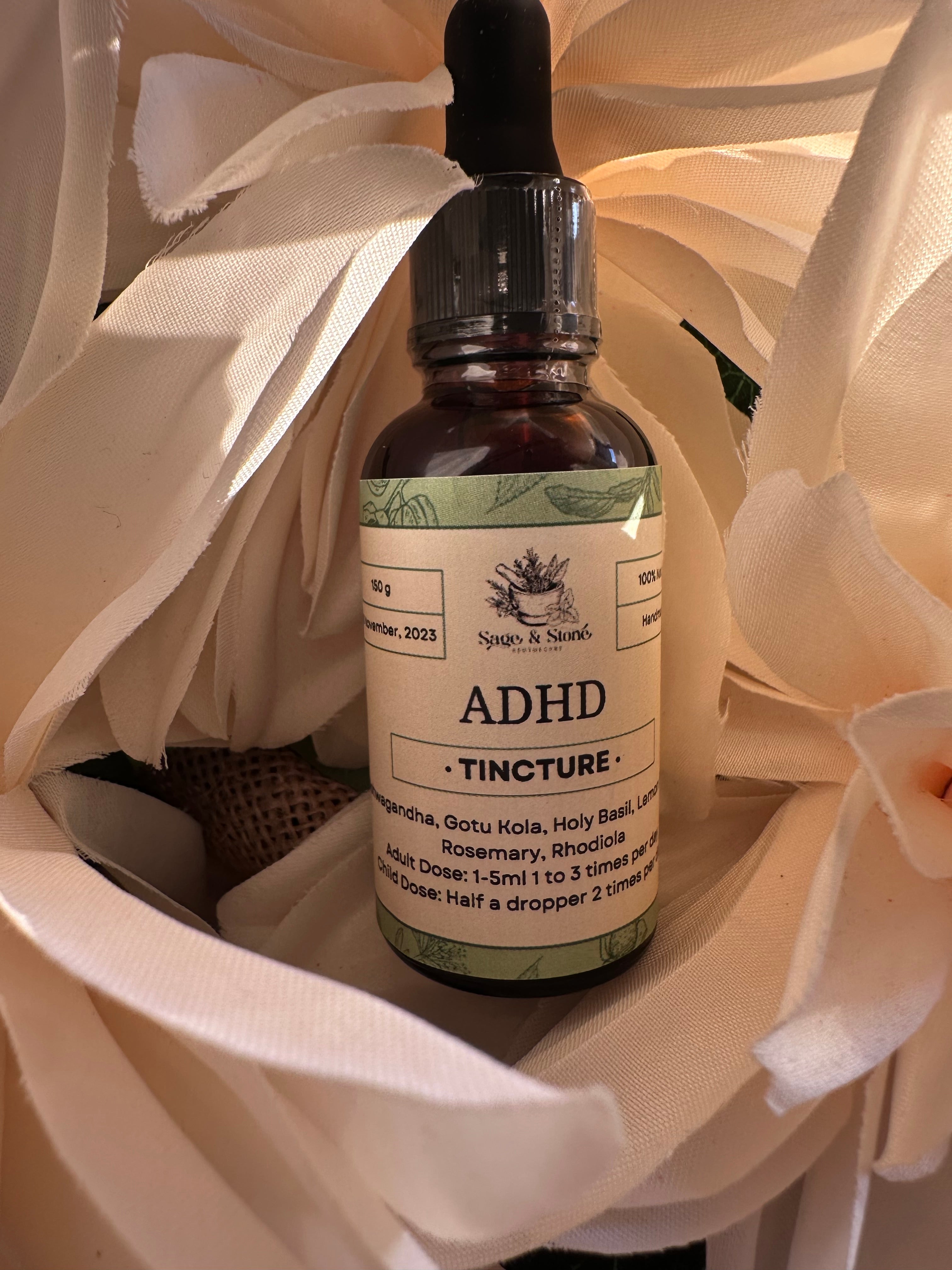 ADHD Tincture Sage Stone Apothecary