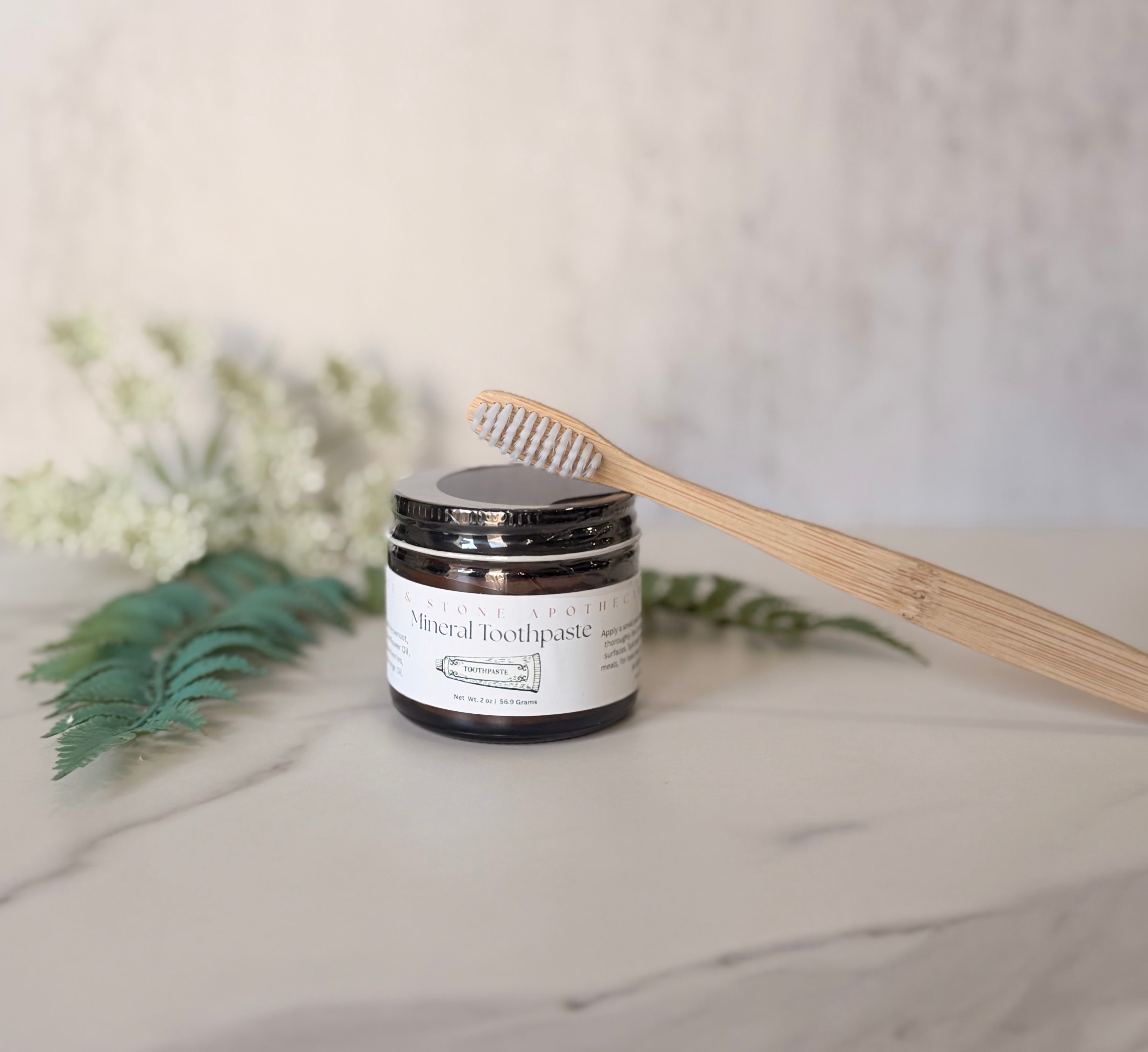 Toothpaste Stone Mineral Toothpaste – Sage & Stone Apothecary